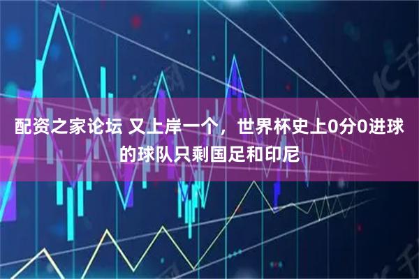 配资之家论坛 又上岸一个，世界杯史上0分0进球的球队只剩国足和印尼